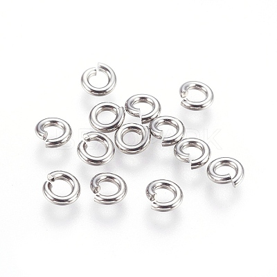 Tarnish Resistant 304 Stainless Steel Saw Cut Open Jump Rings STAS-P212-25P-12-1