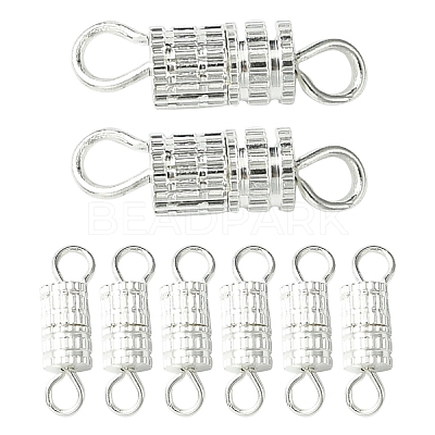 20Pcs Brass Screw Clasps KK-YW0002-40S-1