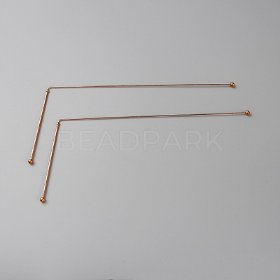 Brass Dowsing Rods for Energy Water Seeking AJEW-WH0348-118-1