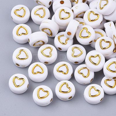 Plating Acrylic Beads PACR-Q112-08-1
