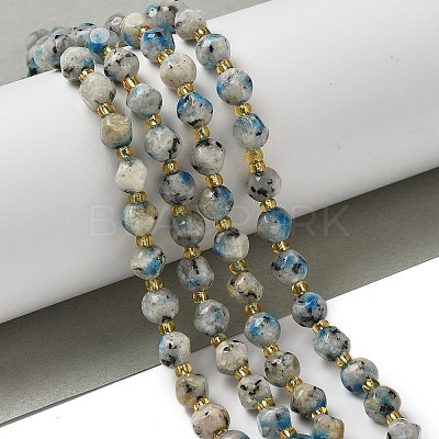 Natural K2 Stone Beads Strands G-K387-A06-01-1