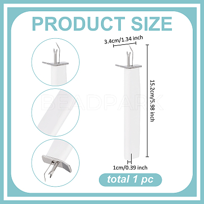 1Pc Plastic with Iron Bead Knotting Tool TOOL-WR0001-10B-1