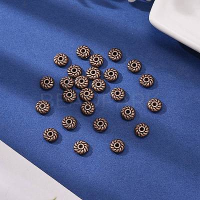 Tibetan Style Alloy Spacer Beads K0P9F061-1