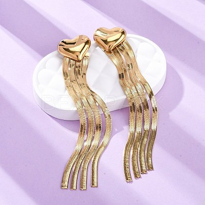 304 Stainless Steel Stud Earrings EJEW-Z098-02G-1