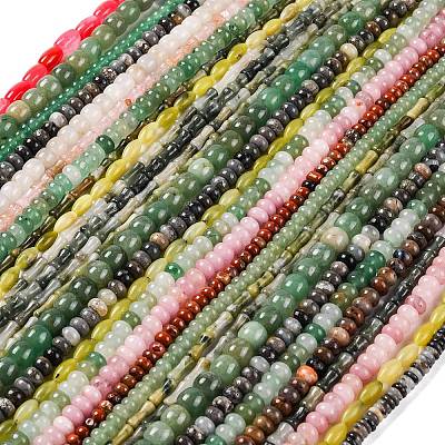 Natural Gemstone Beads Strands G-F513-04-M-1