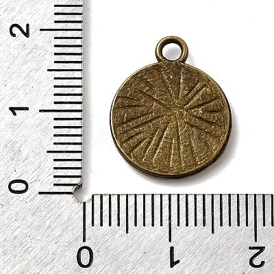 Tibetan Style Pendant Cabochon Settings LS-TIBE-A23176-AB-FF-1
