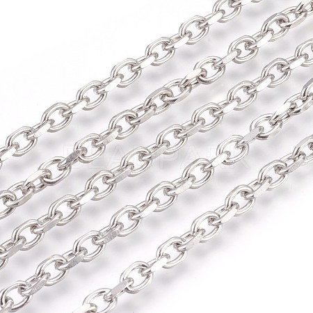 201 Stainless Steel Cable Chains CHS-L017-10P-1