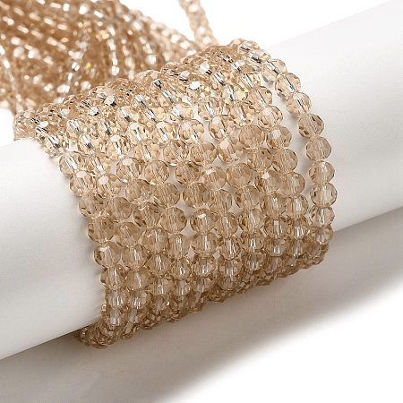 Transparent Glass Beads EGLA-A035-T4mm-D22-1