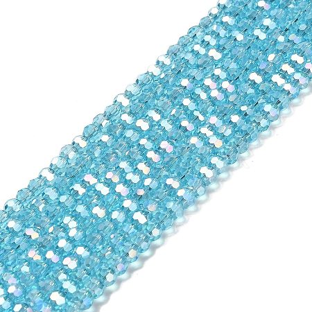 Transparent Glass Beads EGLA-A035-T4mm-B08-1