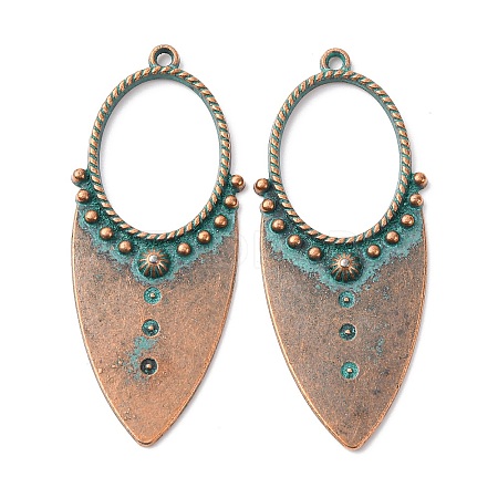 Tibetan Style Alloy Pendants X-FIND-B055-02J-1