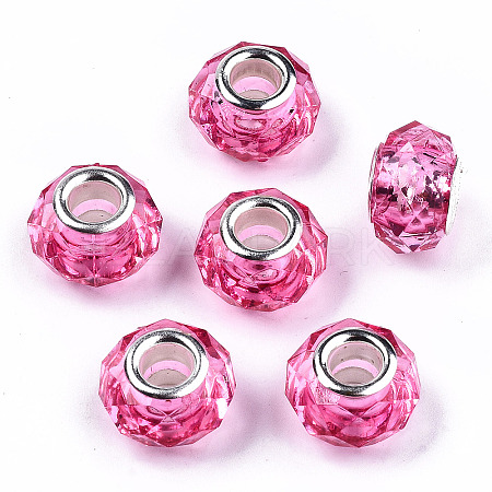 Transparent Resin European Beads RPDL-T003-003-B12-1
