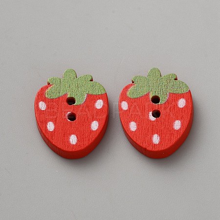Wood Buttons BUTT-WH0031-27-1