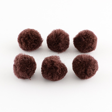 Round Wool Pom Pom Ball Beads X-AJEW-S006-1mm-10-1