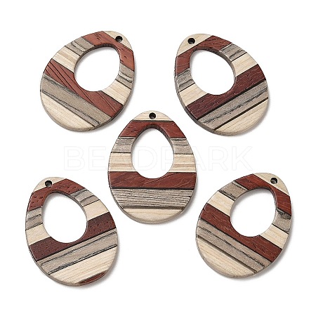 Wenge Wood & Sandalwood & White Ash Pendants WOOD-F013-04-1
