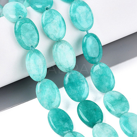 Dyed Natural White Jade Beads Strands G-N370-01A-05-1