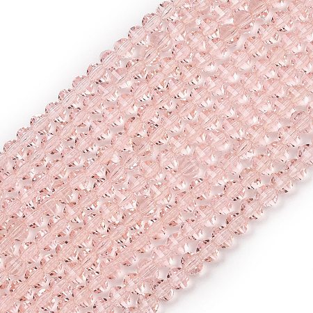 Transparent Glass Beads Strands GLAA-G125-01A-02-1