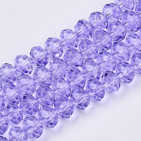 Baking Paint Glass Beads Strands X-EGLA-Q120-E-B01-1