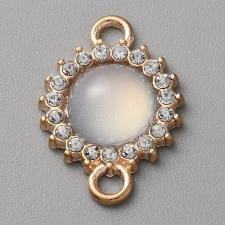 Alloy Crystal Rhinestone Connector Charms ALRI-TAC0001-19L-1