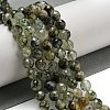 Natural Prehnite Beads Strands X-G-G457-8mm-03F-01-5