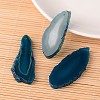 Dyed Natural Agate Nuggets Big Pendants G-P127-12-1