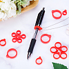 60Pcs 3 Style Silicone Pendant SIL-GF0001-28A-4