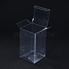 Rectangle Transparent Plastic PVC Box Gift Packaging CON-F013-01H-3