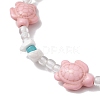 Summer Beach Turtle Anklets AJEW-AN00674-3