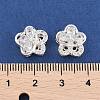 Rack Plating Brass Micro Pave Cubic Zirconia Beads KK-F879-12S-3