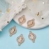 Religion Alloy Connector Charms with Crystal Rhinestone FIND-YW0003-47-2
