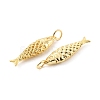 Rack Plating Brass Pendants LS-KK-C021-06G-3