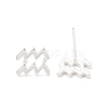 925 Sterling Silver Stud Earrings EJEW-K303-01S-11-3