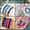 300Pcs Transparent Crackle Acrylic Beads CACR-SP0001-01A-6