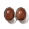 Synthetic Goldstone Obsidian Multi-Strand Links KK-M304-03P-11-1