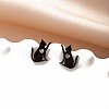 Stainless Steel Small Animal Stud Earrings for Women PW-WG5B49B-36-1