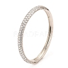 Brass Micro Pave Cubic Zirconia Bangles BJEW-F416-02P-4