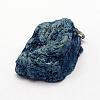Electroplated Natural Geode Druzy Agate Big Pendants G-K174-05-3