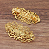 Brass Hair Barrettes Accessories  OHAR-PW0001-200S-3