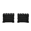 Musical Instrument Theme Resin Piano Bench Miniature Ornaments RE-CBA17C4-20C-1