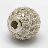 Round 925 Sterling Silver Beads STER-O021-01S-6mm-2