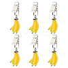 Banana Resin Imitation Fruit Tablecloth Weights HJEW-PH01938-1