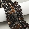 Natural Agate Beads Strands G-M437-C01-01Y-5