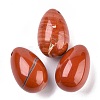 Natural Red Jasper Pendants G-P438-E-04-1
