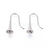 304 Stainless Steel Earring Hooks X-STAS-N108-30P-2