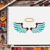 Large Plastic Reusable Drawing Painting Stencils Templates DIY-WH0202-059-6