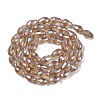 Transparent Electroplate Glass Beads Strands EGLA-N013-T10mm-B23-2