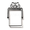 Alloy Open Back Bezel Pendants PALLOY-I223-10B-1