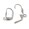 Non-Tarnish 304 Stainless Steel Leverback Earring Findings STAS-P360-02A-P-3