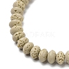 Synthetic Lava Rock Beads Strands G-B087-02A-03-3