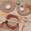 5Pcs MDF Wood Ceramic Clay Craft Mold Set DIY-WH0349-400B-4