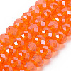 Electroplate Glass Beads Strands EGLA-A034-T2mm-A07-1